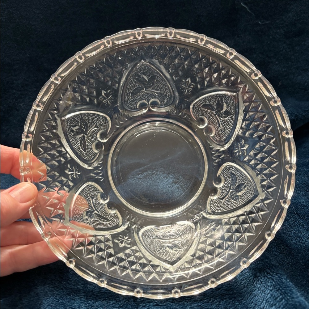 Clear Glass Decorative Bowl